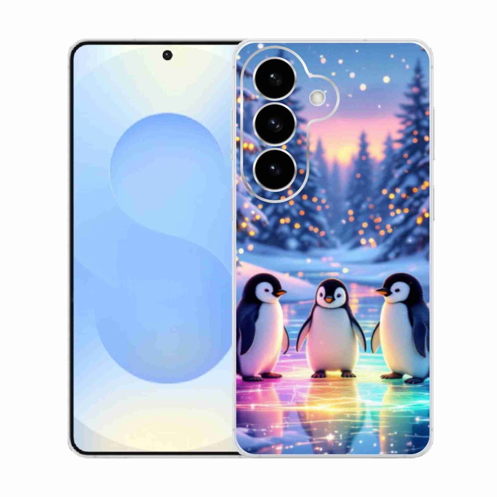 Gélový kryt mmCase na Samsung Galaxy S26 - tučniaky