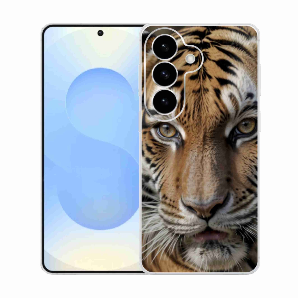 Gélový kryt mmCase na Samsung Galaxy S26 - tigrie pohľad