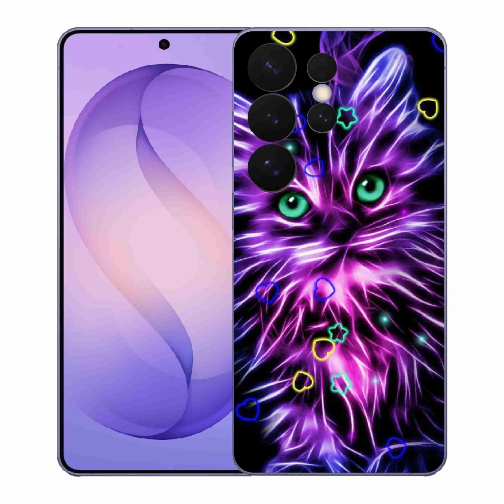 Gélový kryt mmCase na Samsung Galaxy S26 Ultra - abstraktná mačka