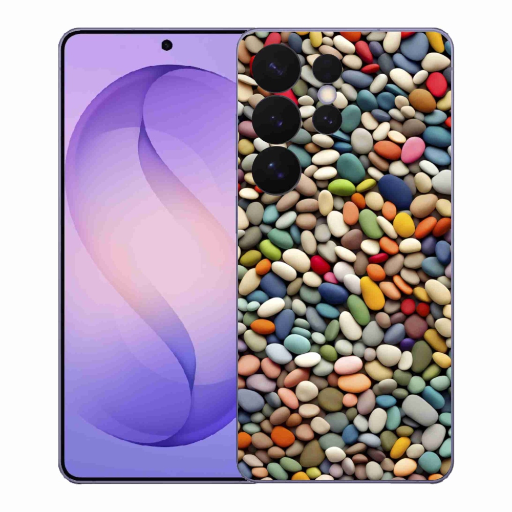 Gélový kryt mmCase na Samsung Galaxy S26 Ultra - farebné kamienky 2