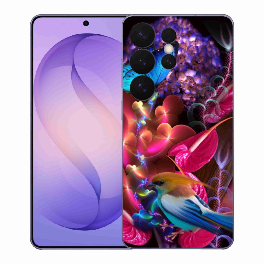 Gélový kryt mmCase na Samsung Galaxy S26 Ultra - farebné kvety