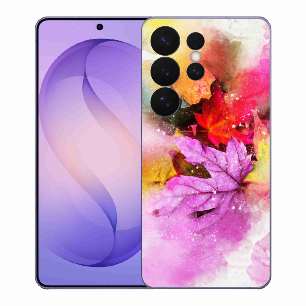 Gélový kryt mmCase na Samsung Galaxy S26 Ultra - farebné listy