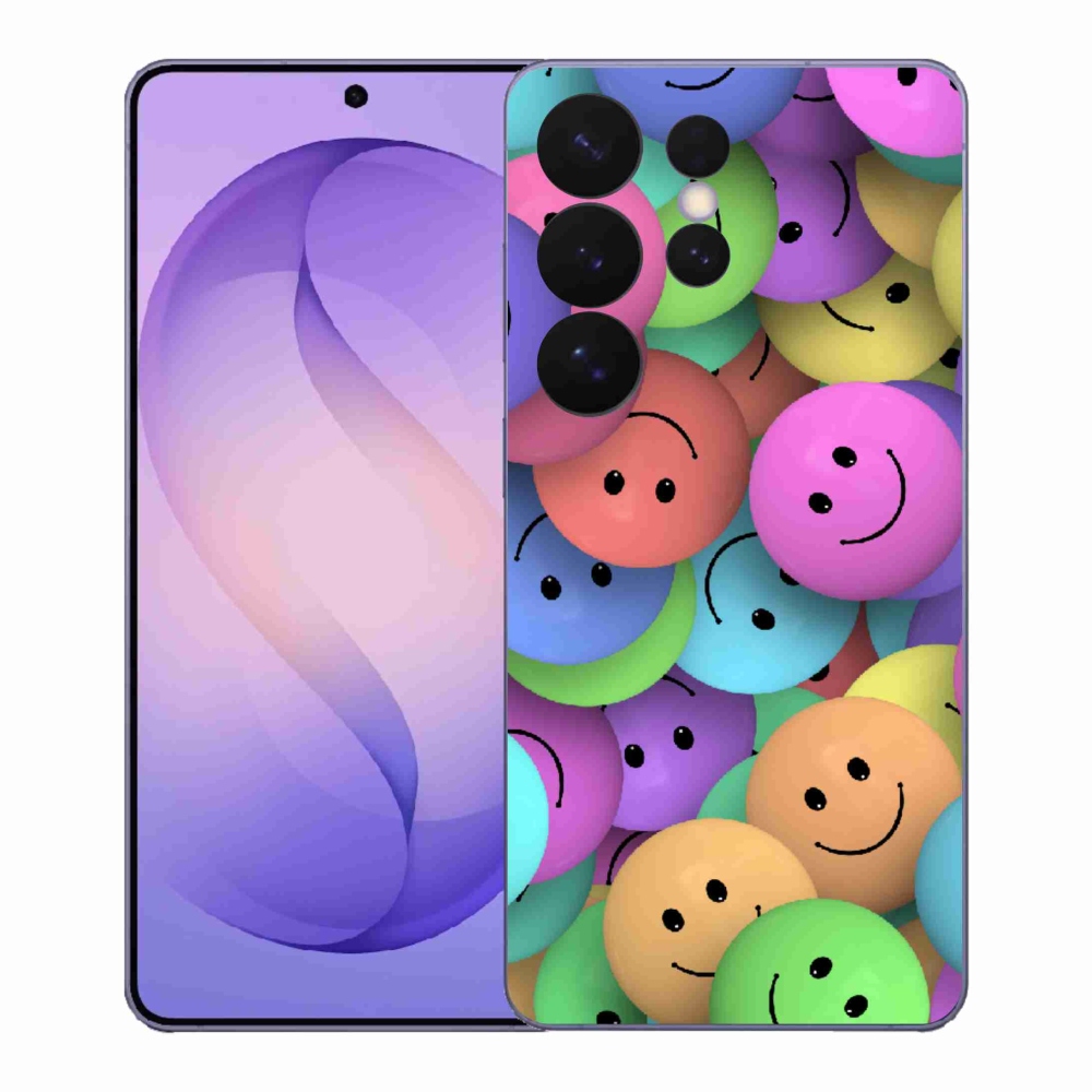 Gélový kryt mmCase na Samsung Galaxy S26 Ultra - farební smajlíci