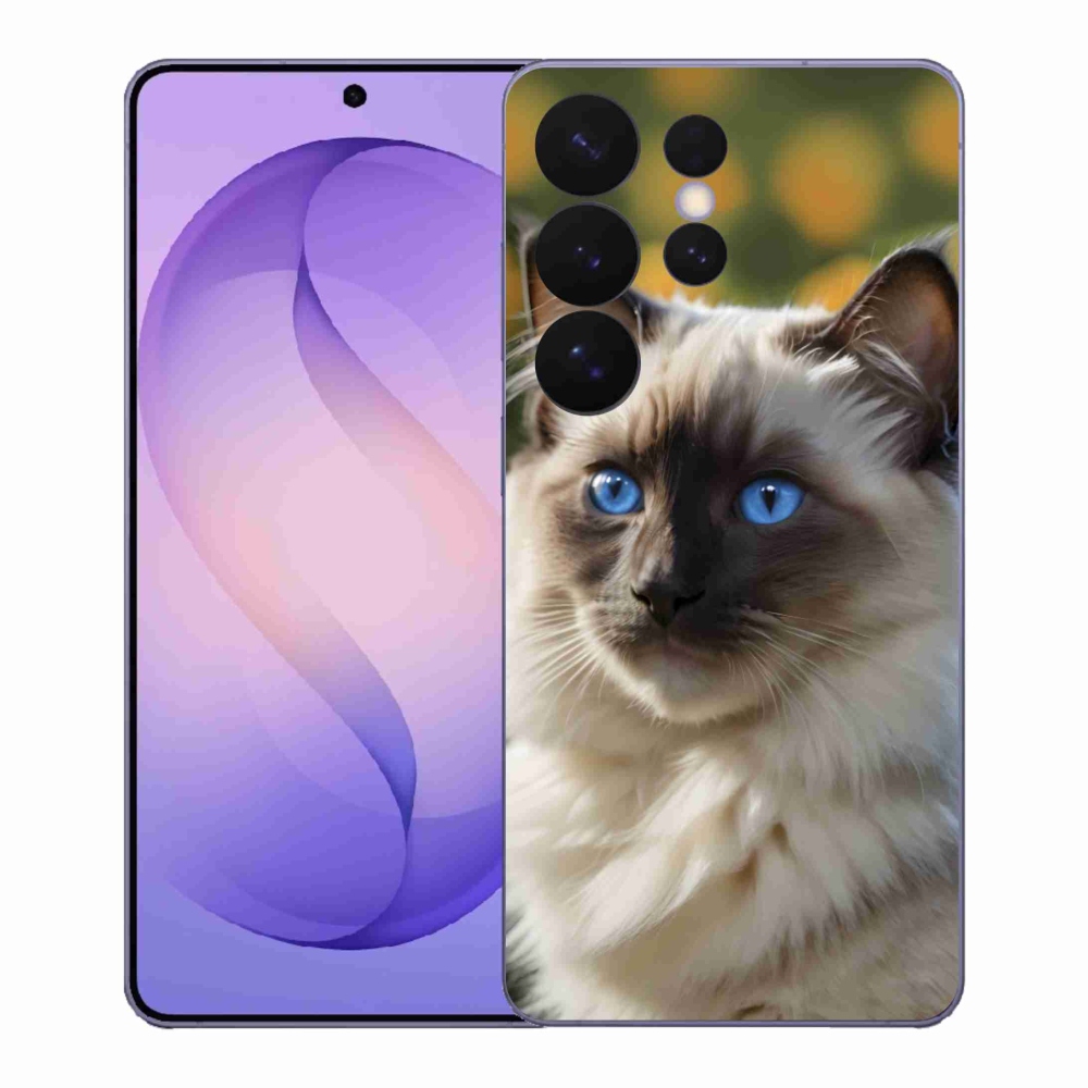 Gélový kryt mmCase na Samsung Galaxy S26 Ultra - biely ragdoll