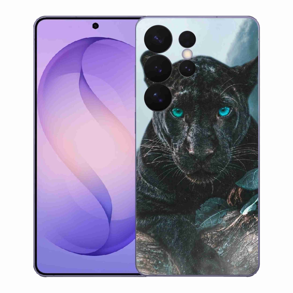 Gélový kryt mmCase na Samsung Galaxy S26 Ultra - čierny panter