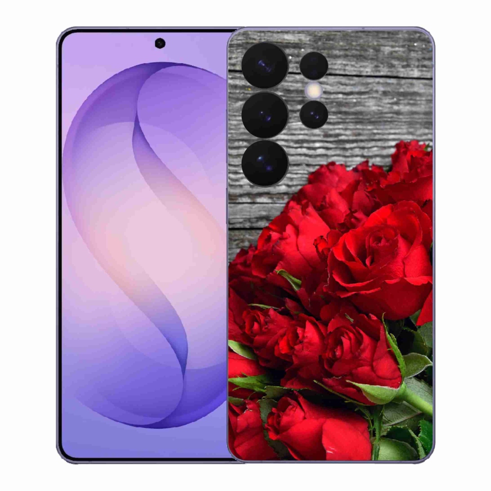 Gélový kryt mmCase na Samsung Galaxy S26 Ultra - červené ruže