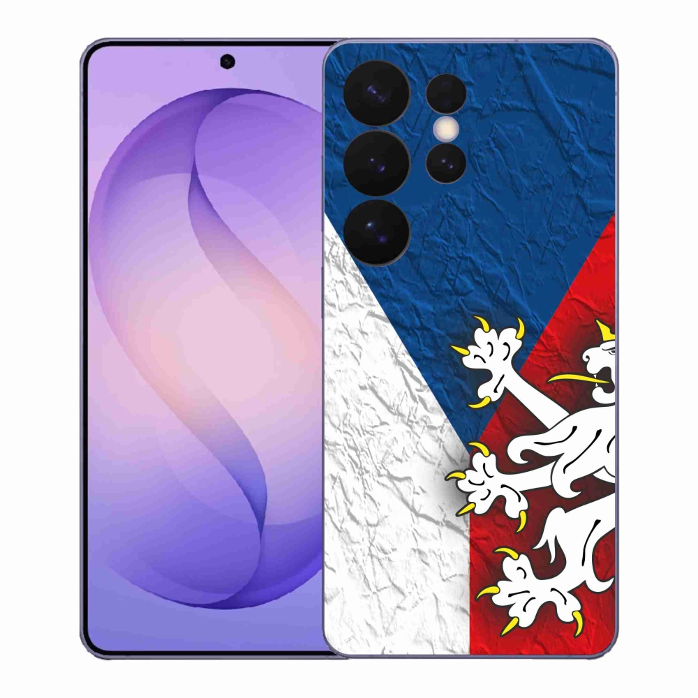 Gélový kryt mmCase na Samsung Galaxy S26 Ultra - česká vlajka 1