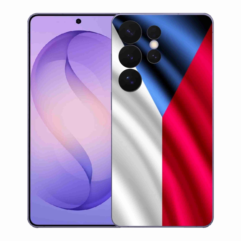Gélový kryt mmCase na Samsung Galaxy S26 Ultra - česká vlajka