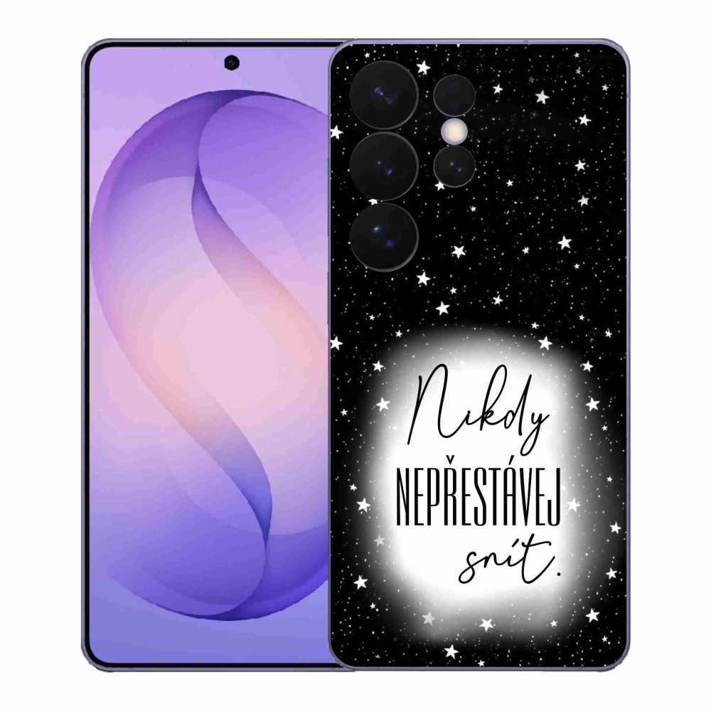 Gélový kryt mmCase na Samsung Galaxy S26 Ultra - citát 1 bieločierne pozadie