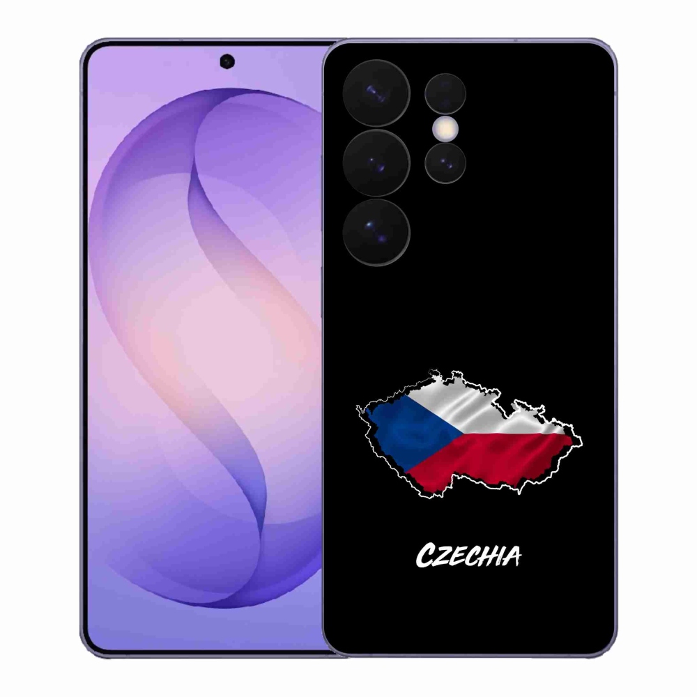 Gélový kryt mmCase na Samsung Galaxy S26 Ultra - Slovakia čierne pozadie