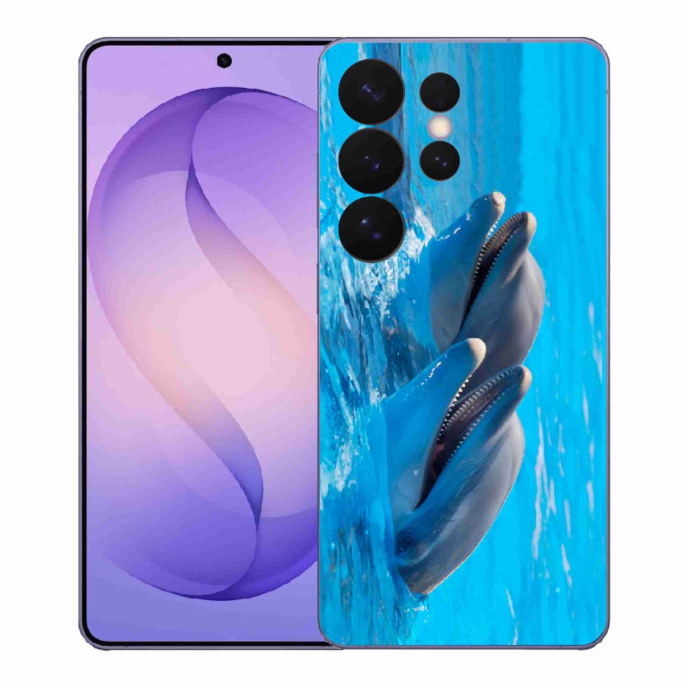 Gélový kryt mmCase na Samsung Galaxy S26 Ultra - delfíny