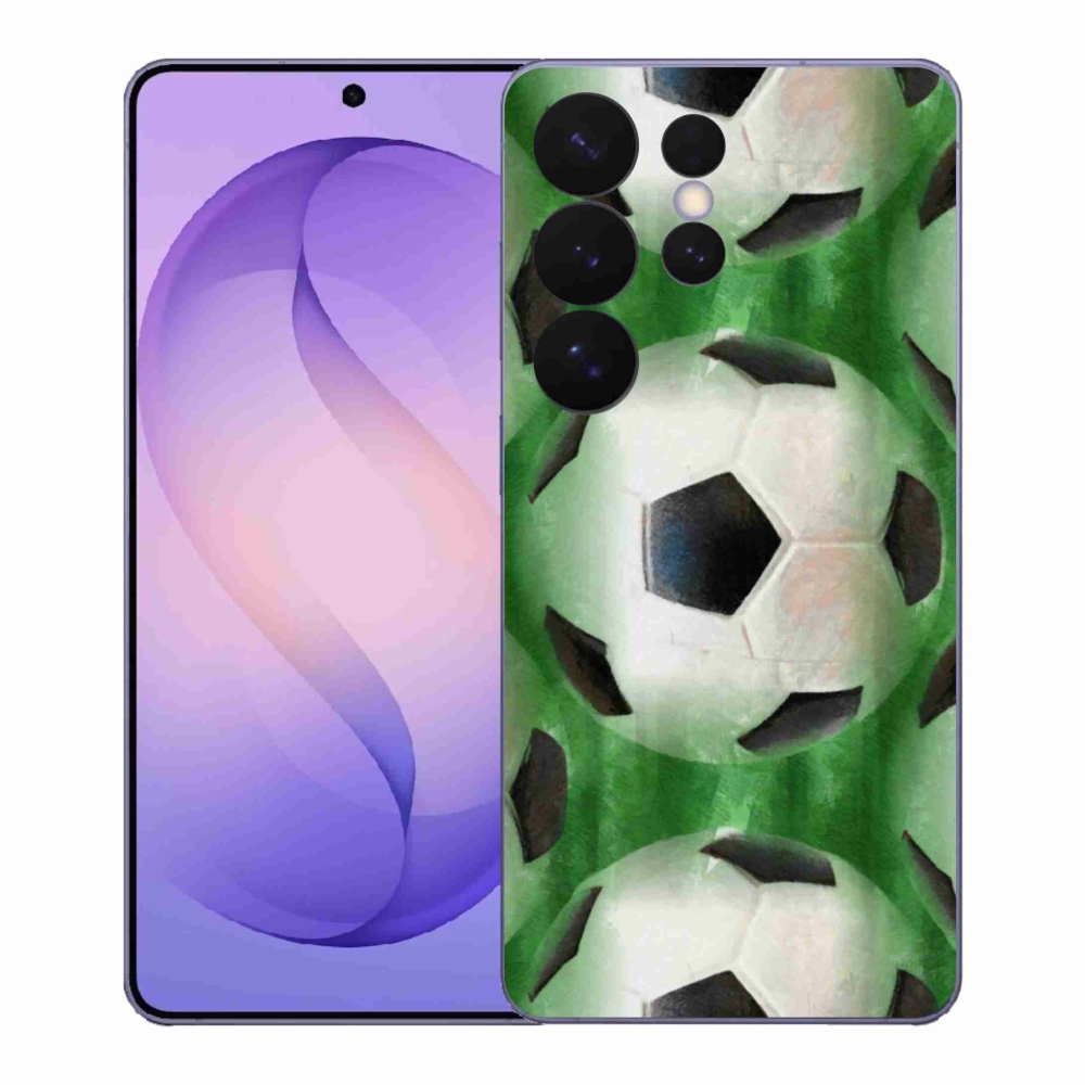 Gélový kryt mmCase na Samsung Galaxy S26 Ultra - futbalová lopta