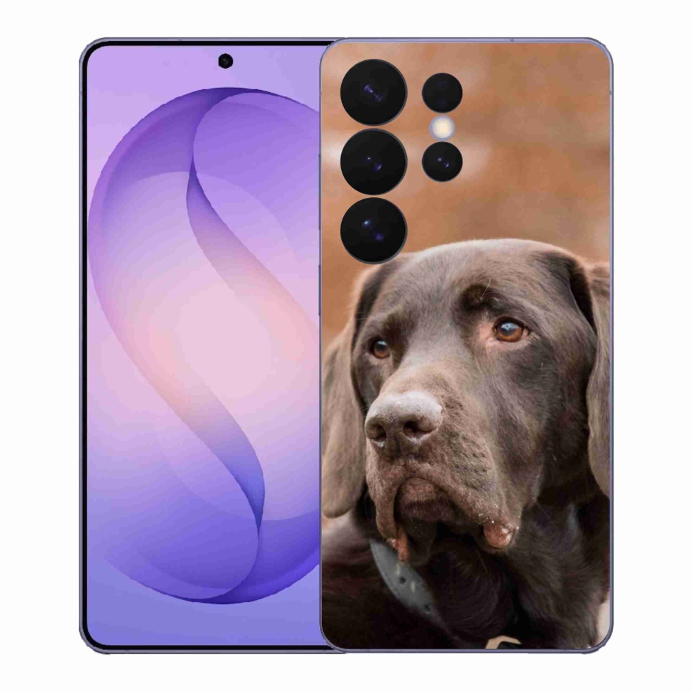 Gélový kryt mmCase na Samsung Galaxy S26 Ultra - hnedý labrador