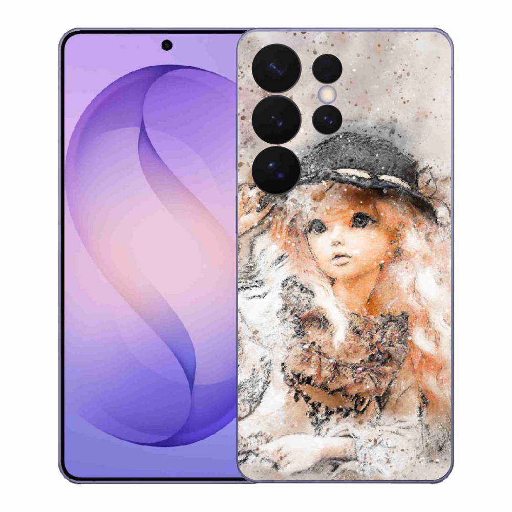 Gélový kryt mmCase na Samsung Galaxy S26 Ultra - dievčatko s klobúkom