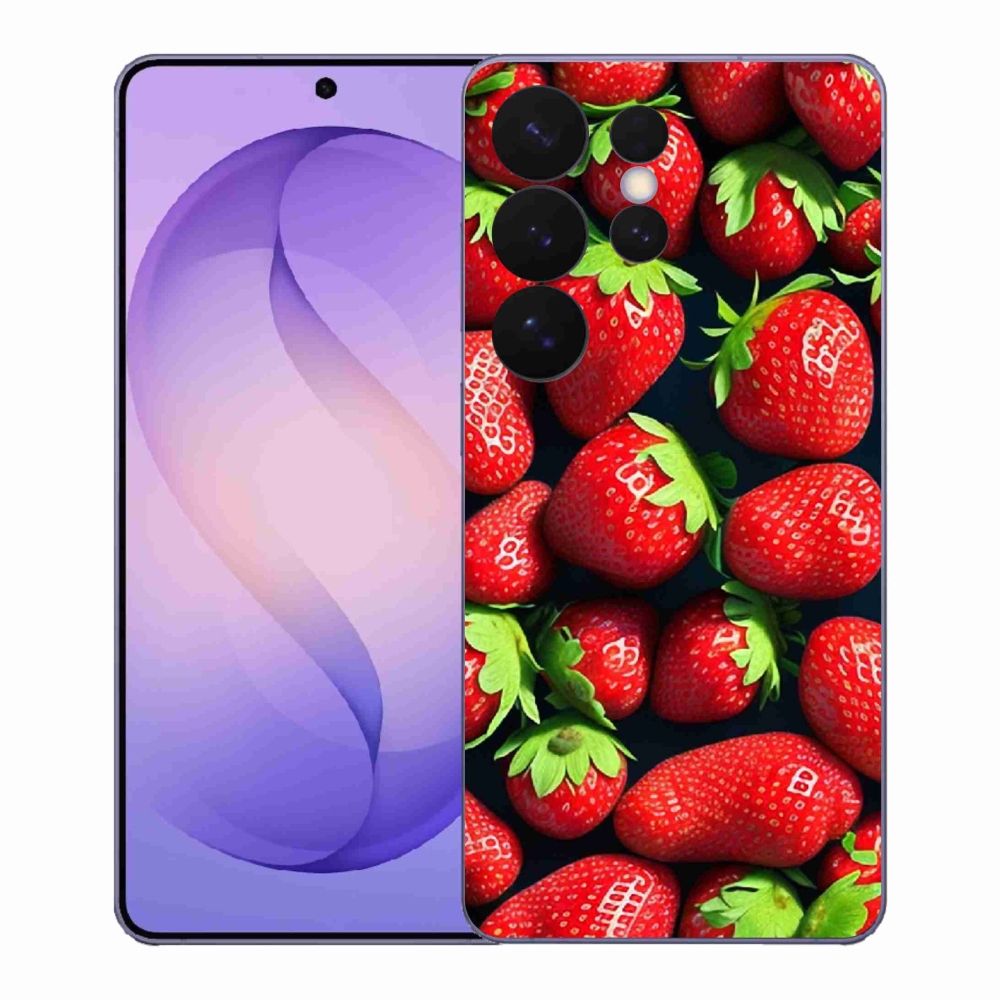 Gélový kryt mmCase na Samsung Galaxy S26 Ultra - jahody