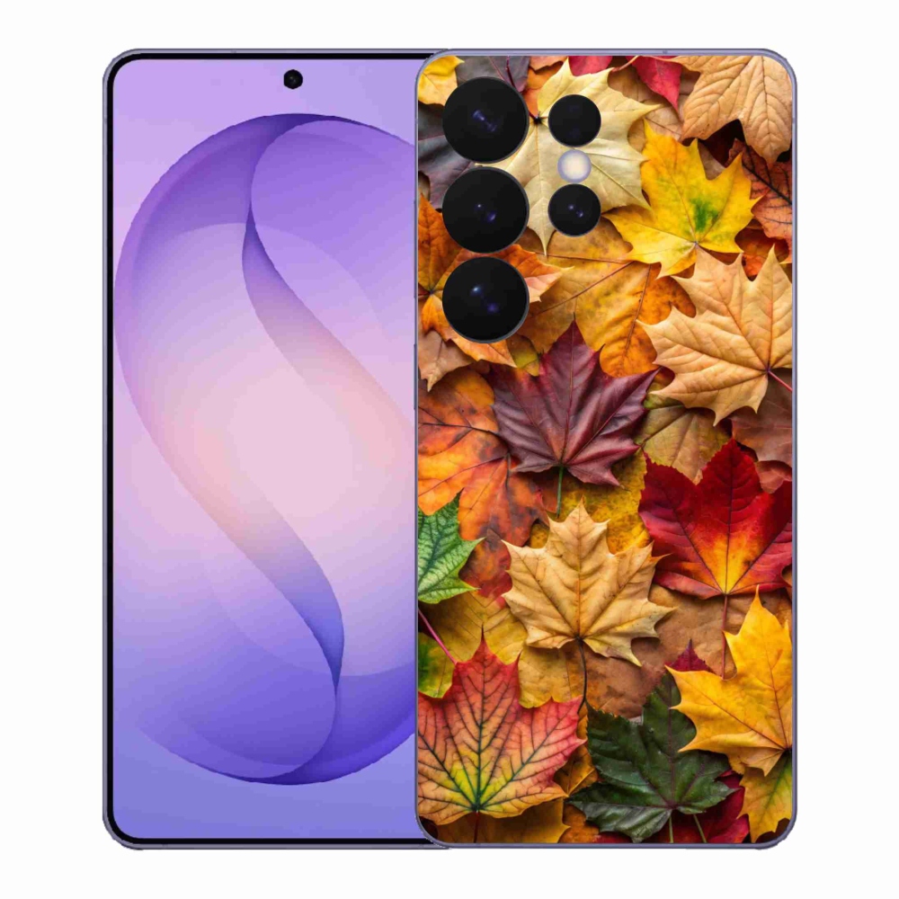 Gélový kryt mmCase na Samsung Galaxy S26 Ultra - javorové listy 2