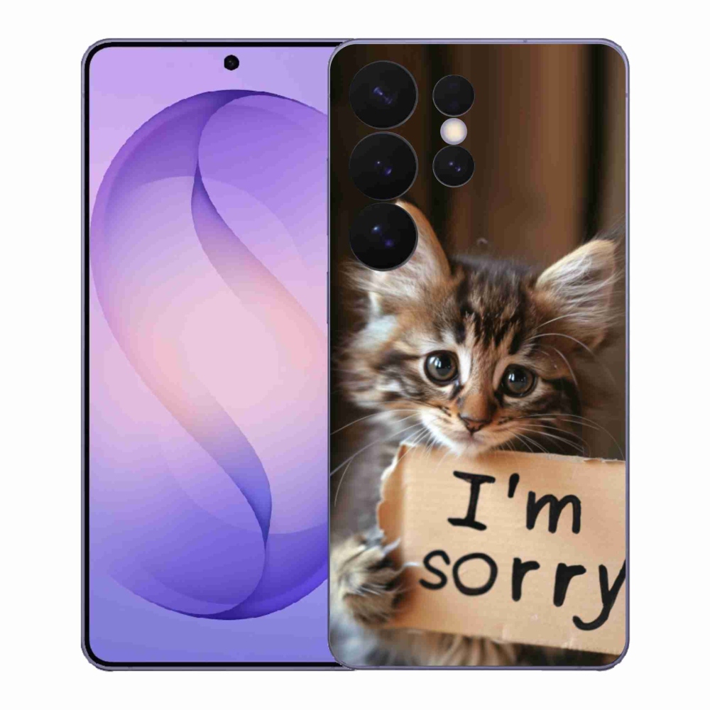 Gélový kryt mmCase na Samsung Galaxy S26 Ultra - mačacie ospravedlnenie