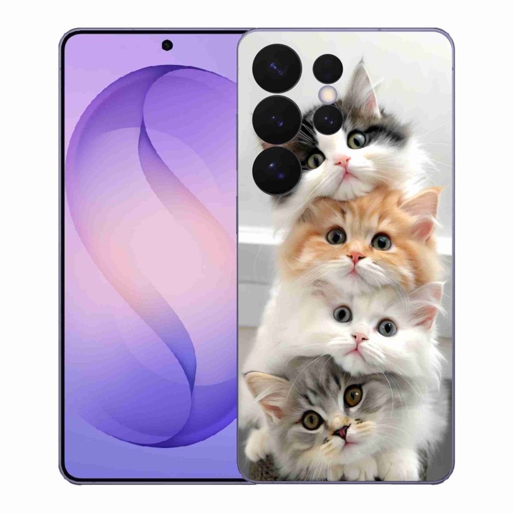 Gélový kryt mmCase na Samsung Galaxy S26 Ultra - mačacia partia