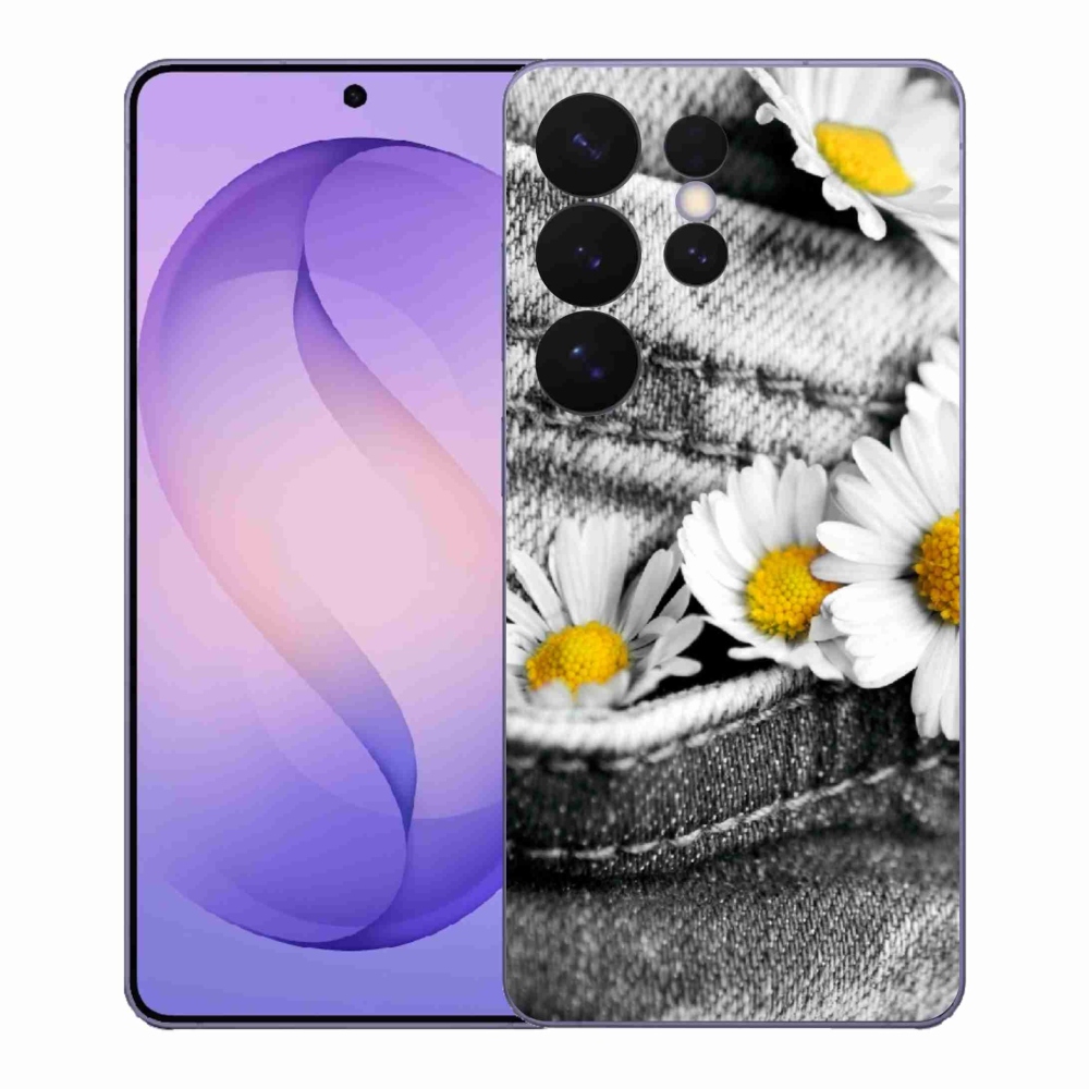 Gélový kryt mmCase na Samsung Galaxy S26 Ultra - margarétky