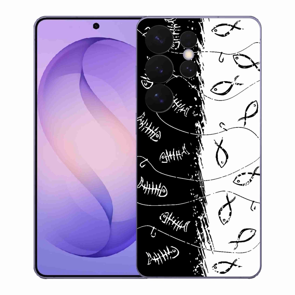 Gélový kryt mmCase na Samsung Galaxy S26 Ultra - kostry a rybky