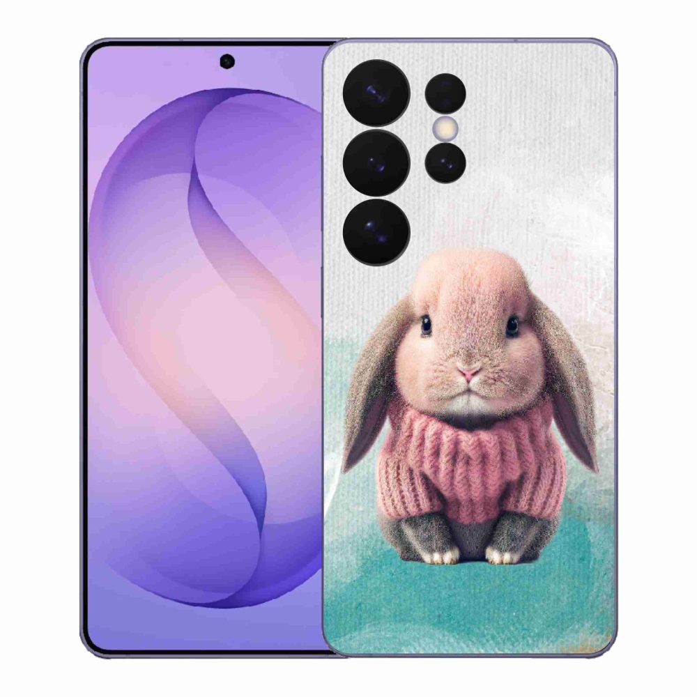Gélový kryt mmCase na Samsung Galaxy S26 Ultra - zajačik vo svetri
