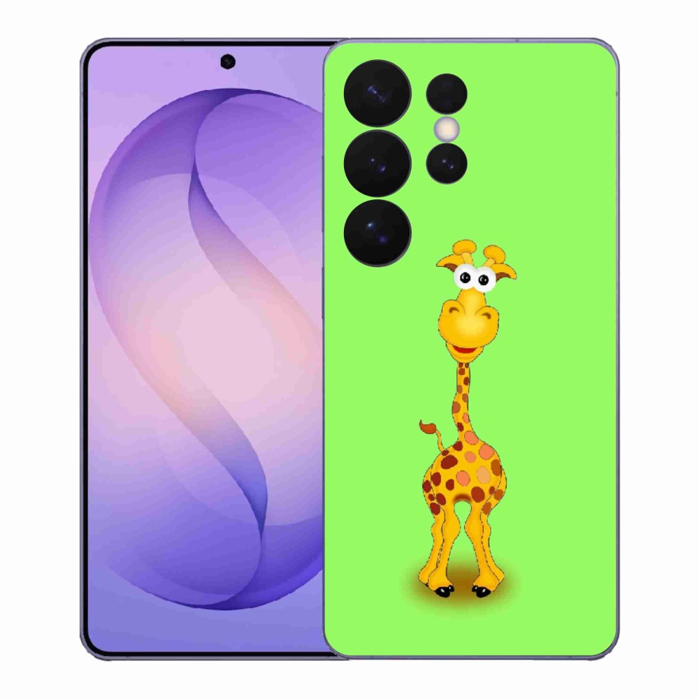 Gélový kryt mmCase na Samsung Galaxy S26 Ultra - kreslená žirafa
