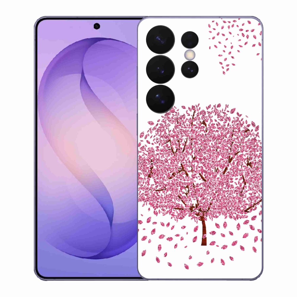 Gélový kryt mmCase na Samsung Galaxy S26 Ultra - kreslený strom s listami