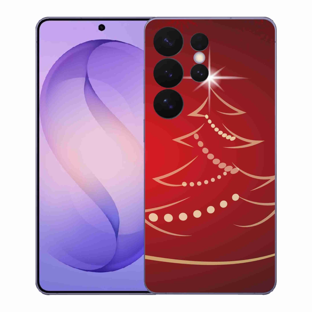 Gélový kryt mmCase na Samsung Galaxy S26 Ultra - kreslený vianočný stromček