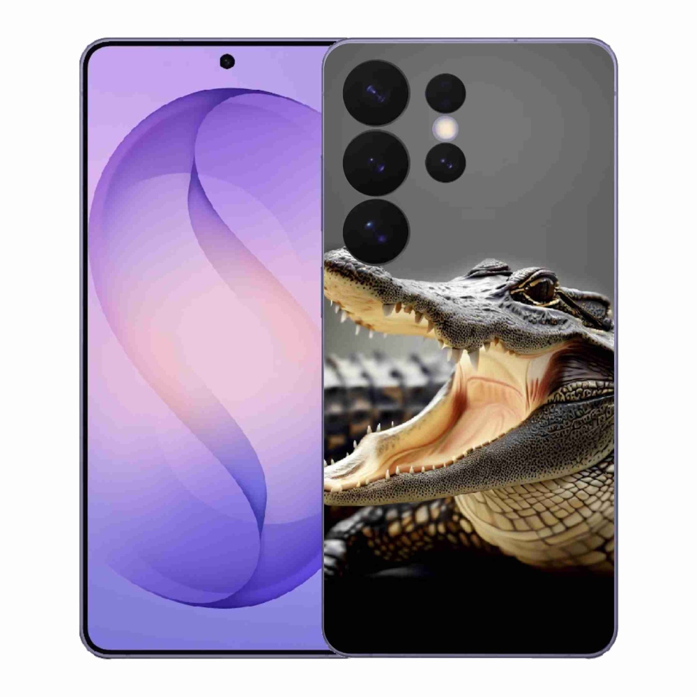 Gélový kryt mmCase na Samsung Galaxy S26 Ultra - krokodíl