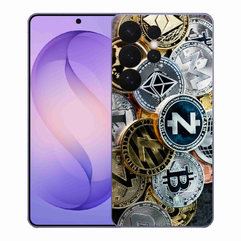 Gélový kryt mmCase na Samsung Galaxy S26 Ultra - kryptomeny