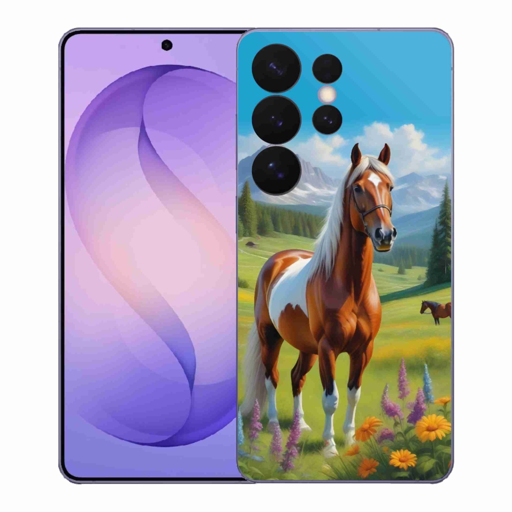 Gélový kryt mmCase na Samsung Galaxy S26 Ultra - kôň na lúke