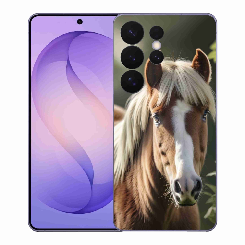 Gélový kryt mmCase na Samsung Galaxy S26 Ultra - kôň so svetlou hrivou