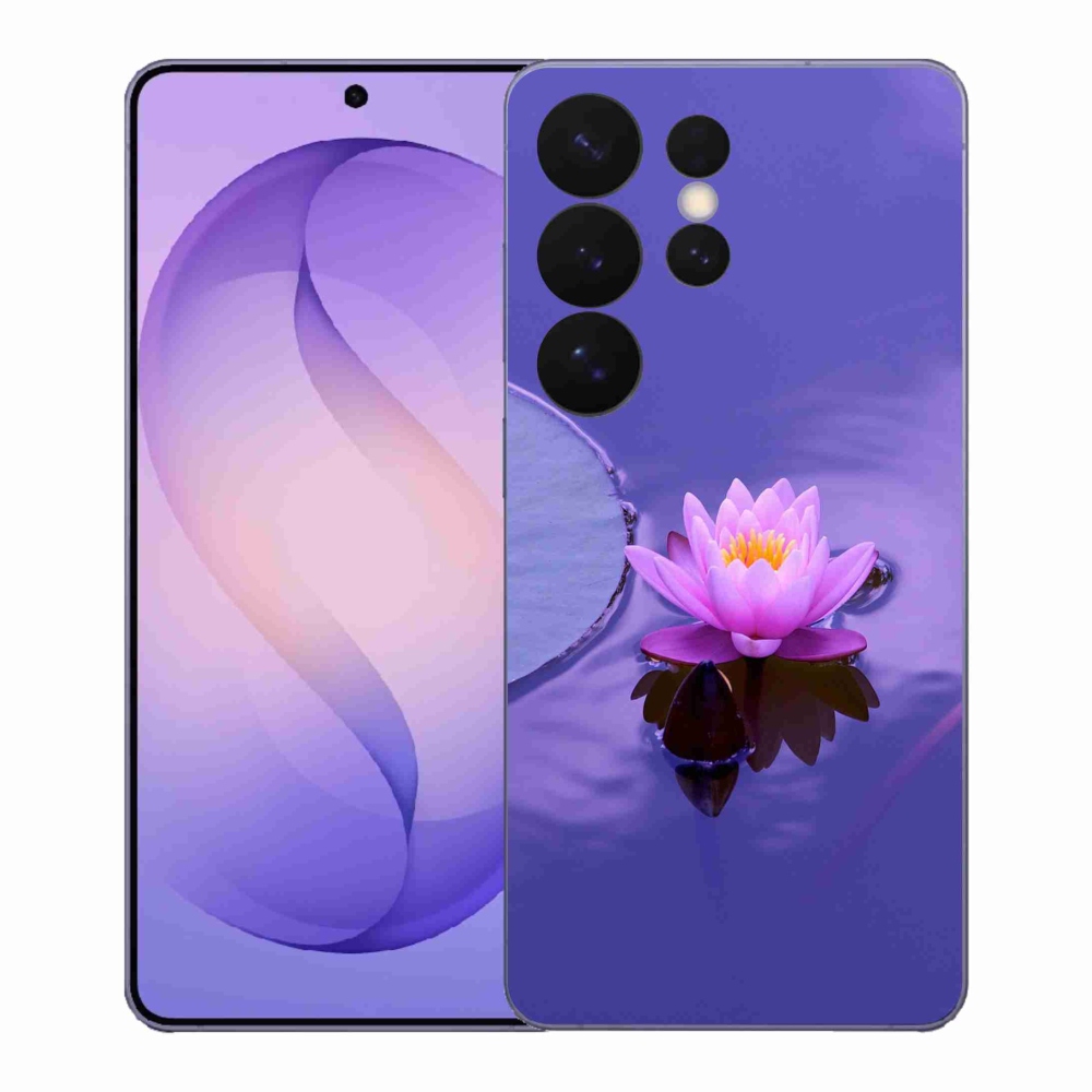 Gélový kryt mmCase na Samsung Galaxy S26 Ultra - kvet na hladine