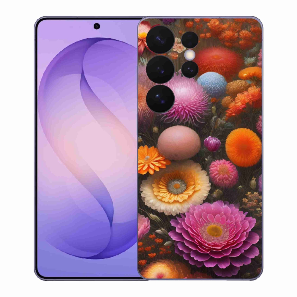 Gélový kryt mmCase na Samsung Galaxy S26 Ultra - kvetinová kompozícia