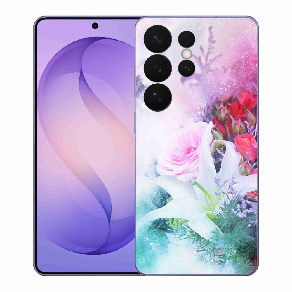 Gélový kryt mmCase na Samsung Galaxy S26 Ultra - kvety 4