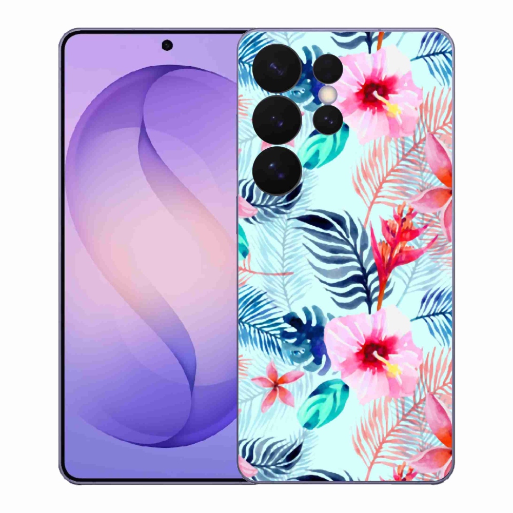 Gélový kryt mmCase na Samsung Galaxy S26 Ultra - kvety