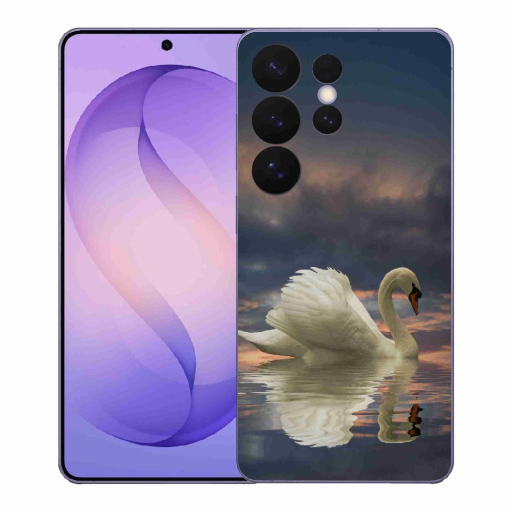 Gélový kryt mmCase na Samsung Galaxy S26 Ultra - labuť
