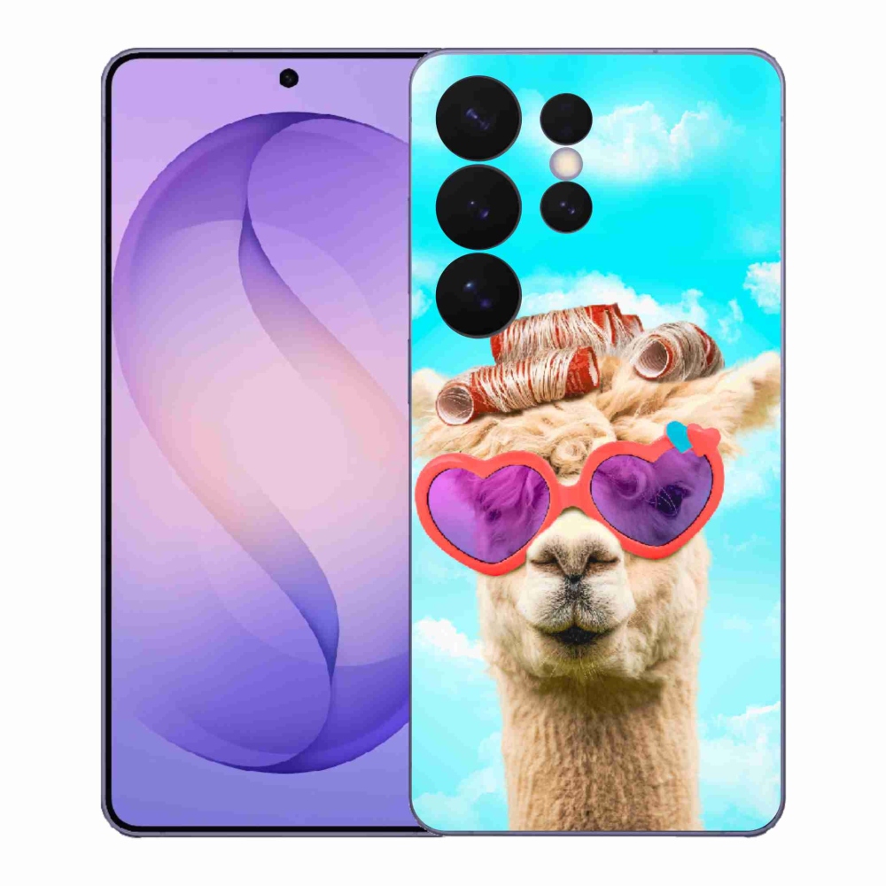 Gélový kryt mmCase na Samsung Galaxy S26 Ultra - lama s okuliarmi