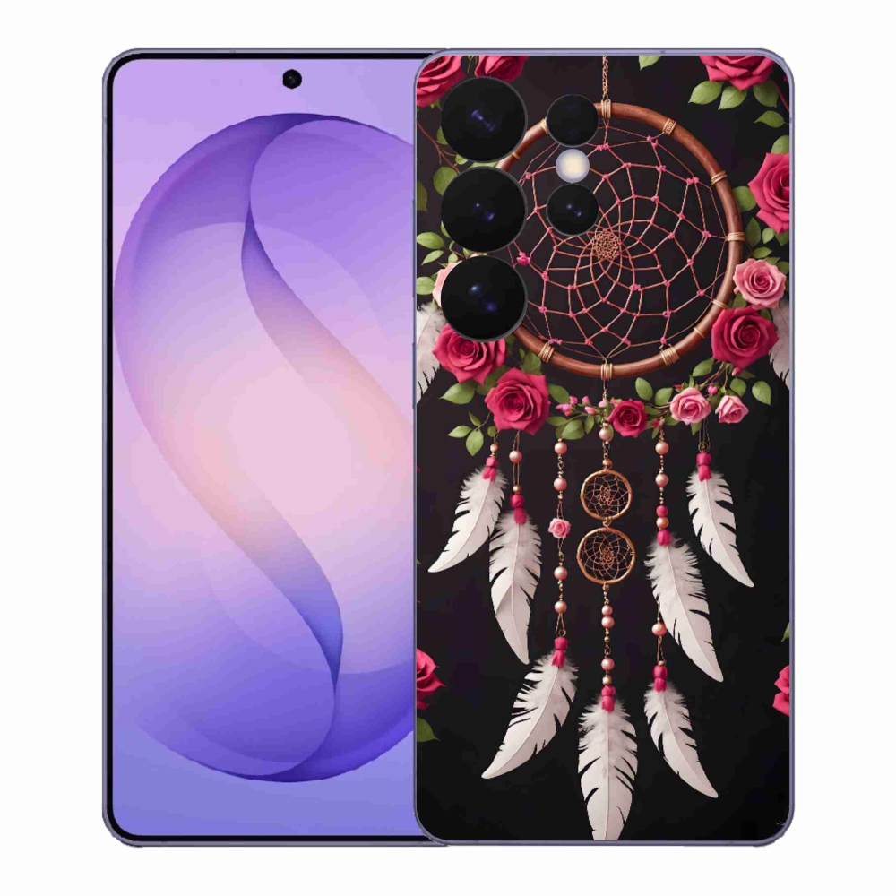 Gélový kryt mmCase na Samsung Galaxy S26 Ultra - lapač snov s ružami