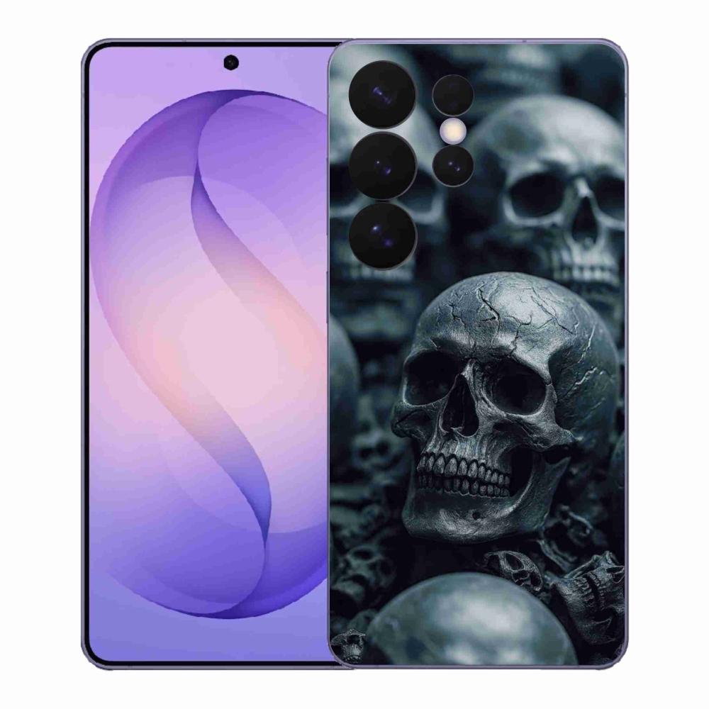 Gélový kryt mmCase na Samsung Galaxy S26 Ultra - lebka 2