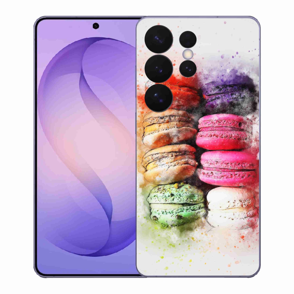 Gélový kryt mmCase na Samsung Galaxy S26 Ultra - makrónky