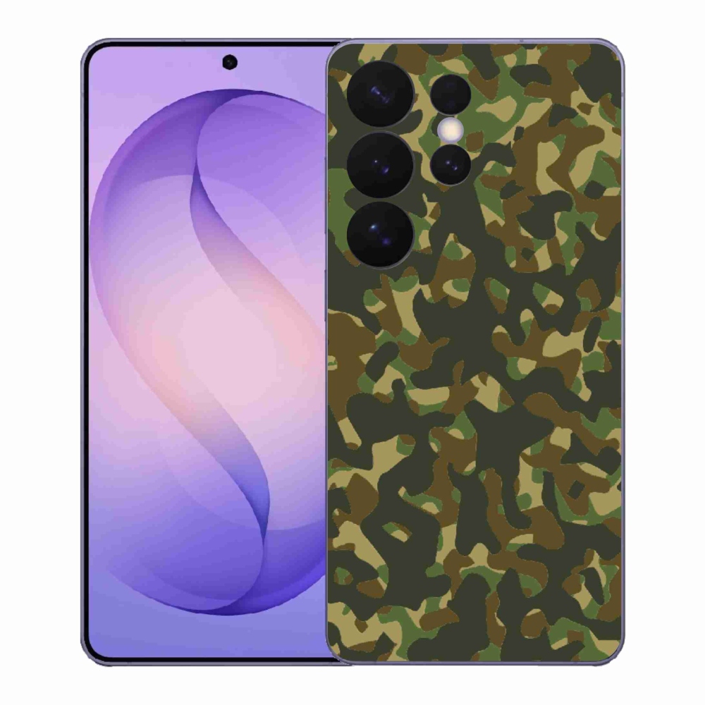 Gélový kryt mmCase na Samsung Galaxy S26 Ultra - maskáčový vzor 1