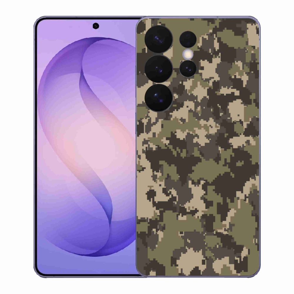 Gélový kryt mmCase na Samsung Galaxy S26 Ultra - maskáčový vzor 12