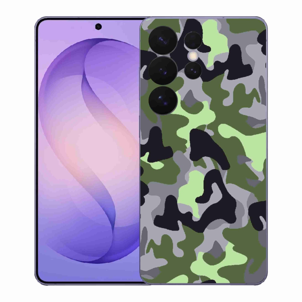 Gélový kryt mmCase na Samsung Galaxy S26 Ultra - maskáčový vzor 7