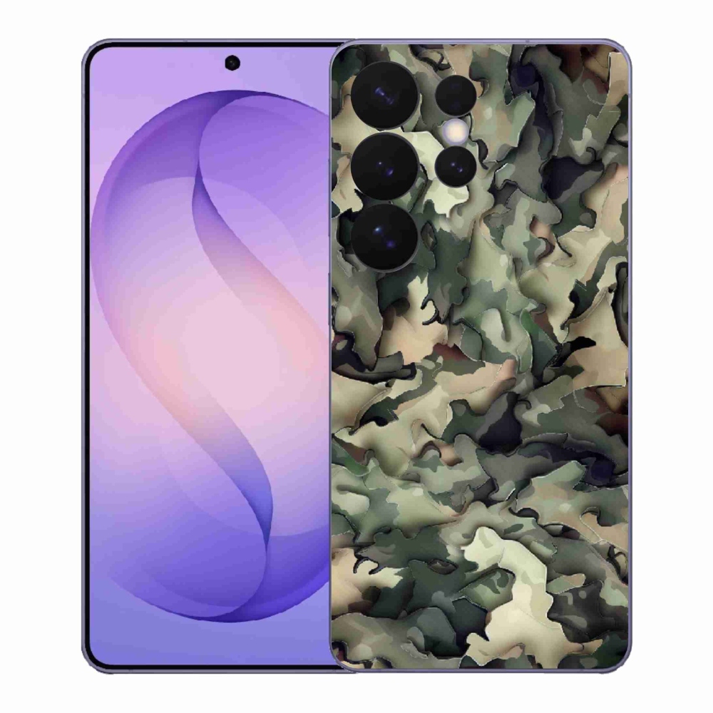 Gélový kryt mmCase na Samsung Galaxy S26 Ultra - maskáčový vzor 9