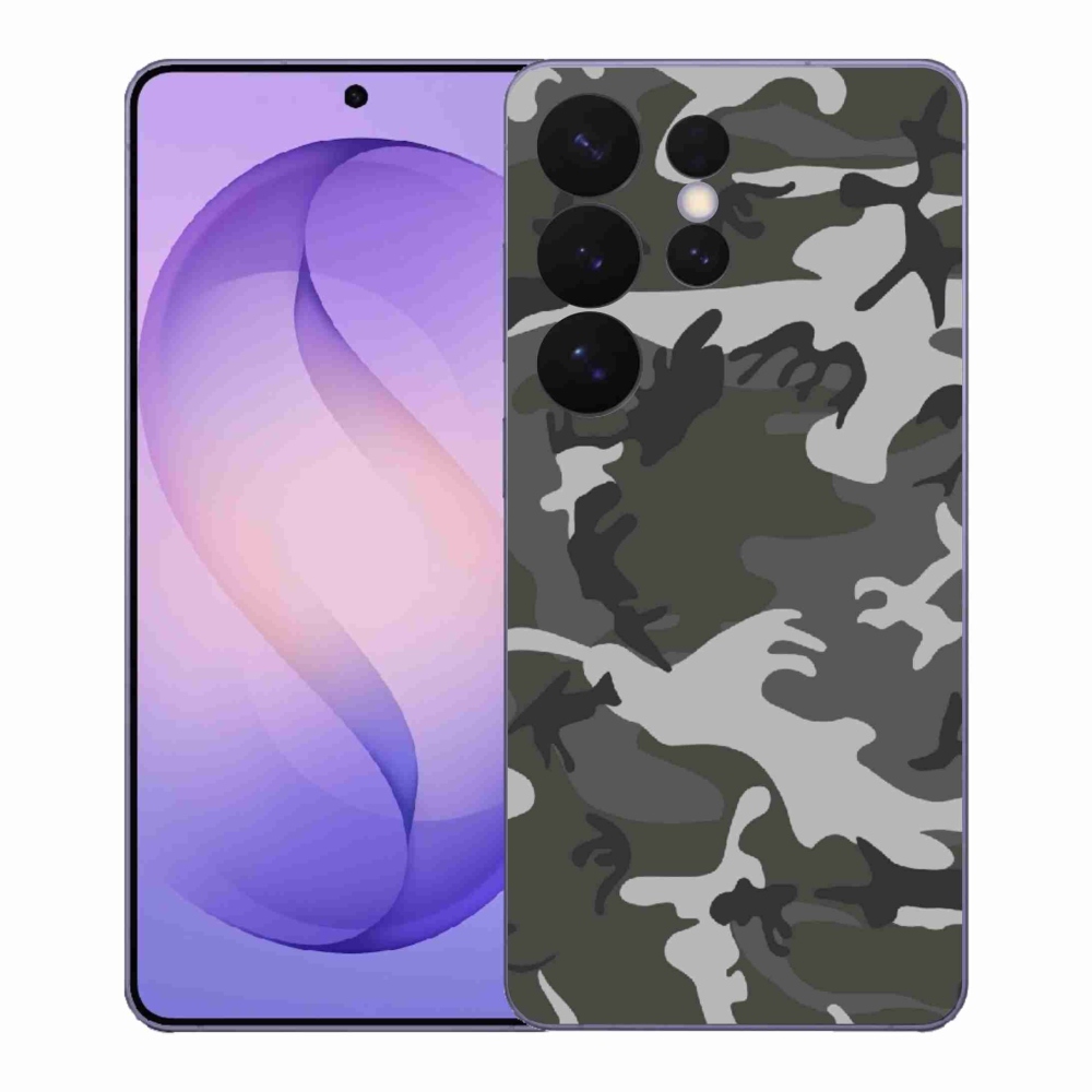 Gélový kryt mmCase na Samsung Galaxy S26 Ultra - maskáčový vzor