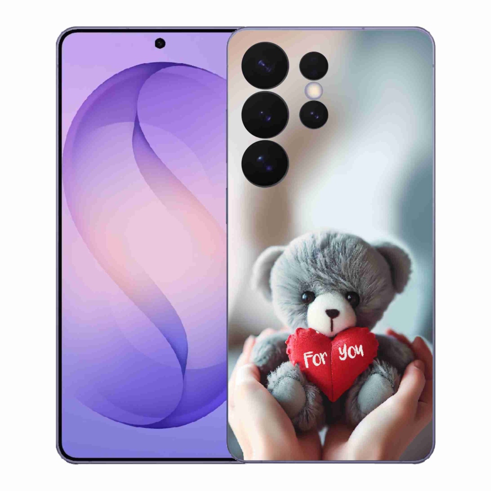 Gélový kryt mmCase na Samsung Galaxy S26 Ultra - medvedík pre zamilovaných