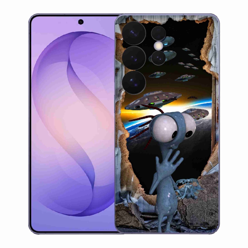 Gélový kryt mmCase na Samsung Galaxy S26 Ultra - mimozemšťan