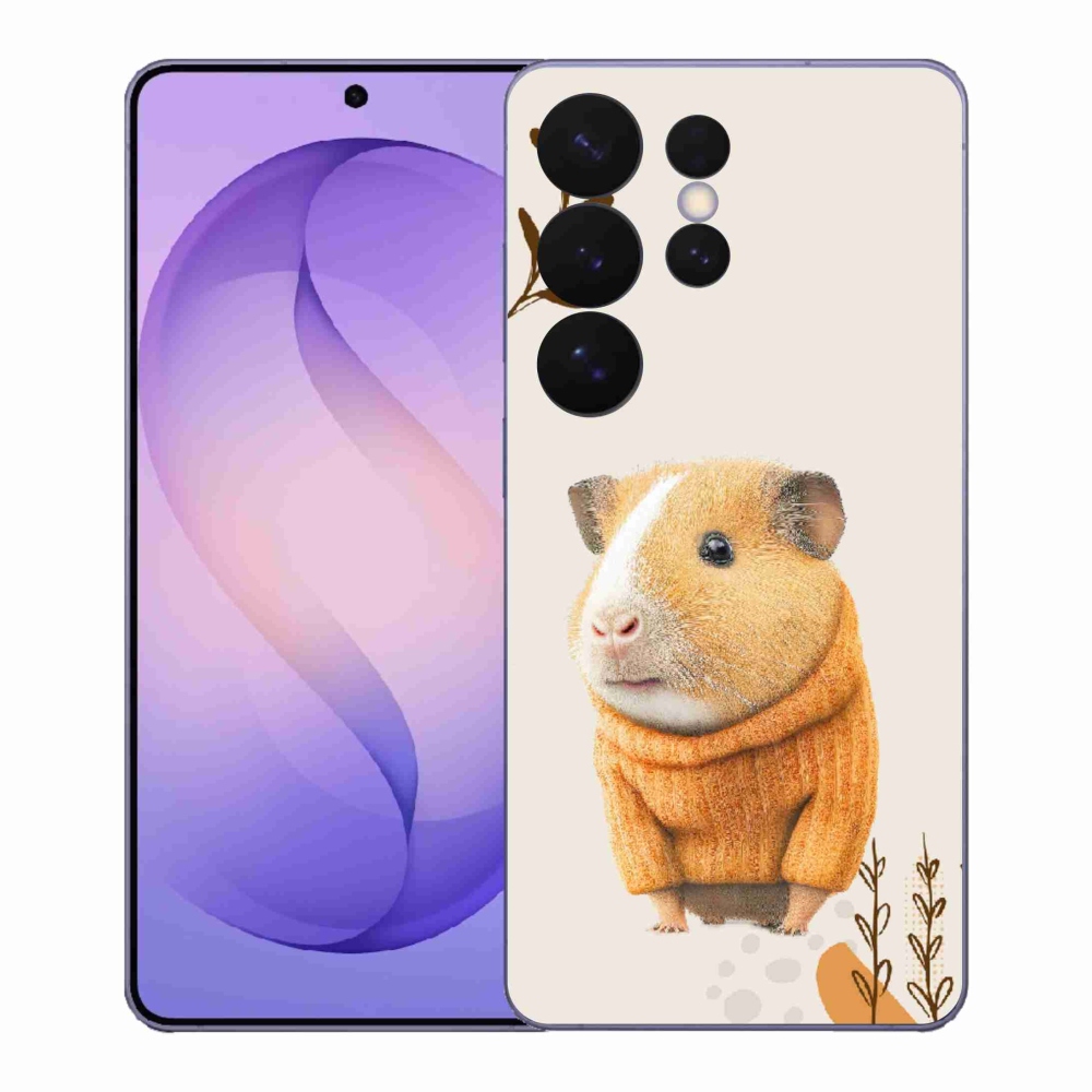 Gélový kryt mmCase na Samsung Galaxy S26 Ultra - morča vo svetri