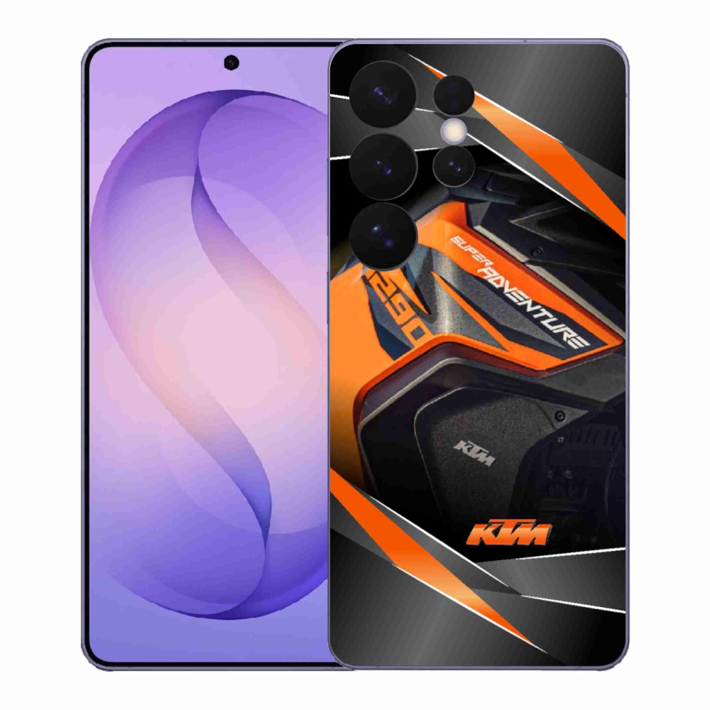 Gélový kryt mmCase na Samsung Galaxy S26 Ultra - motorka ktm